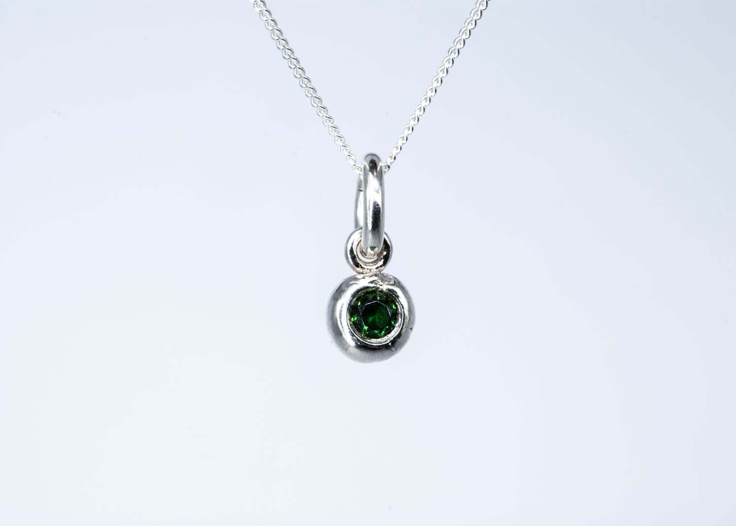 Emerald River Gem Necklace - May
