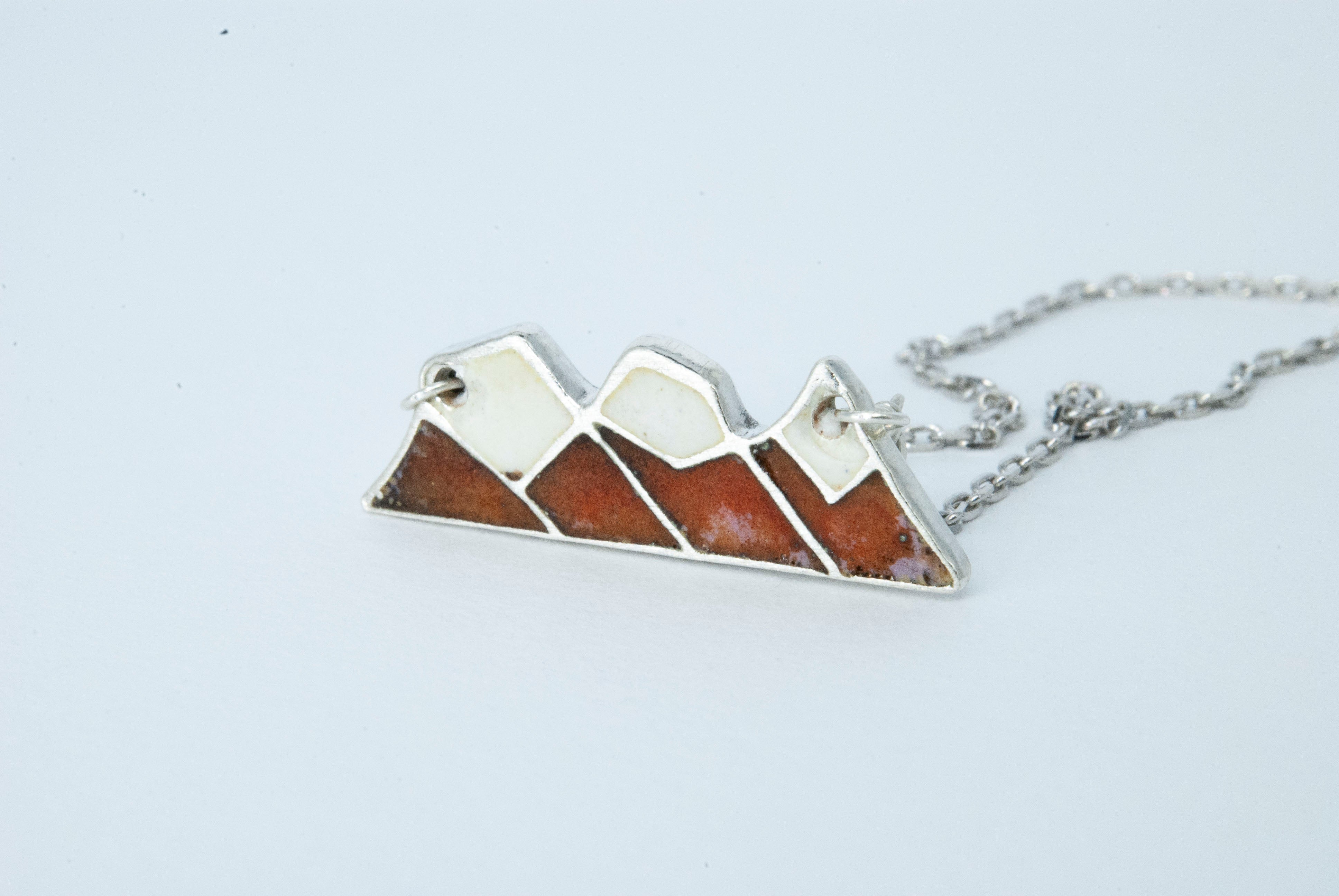 Three Sisters Mountain Necklace - Harvest Moon