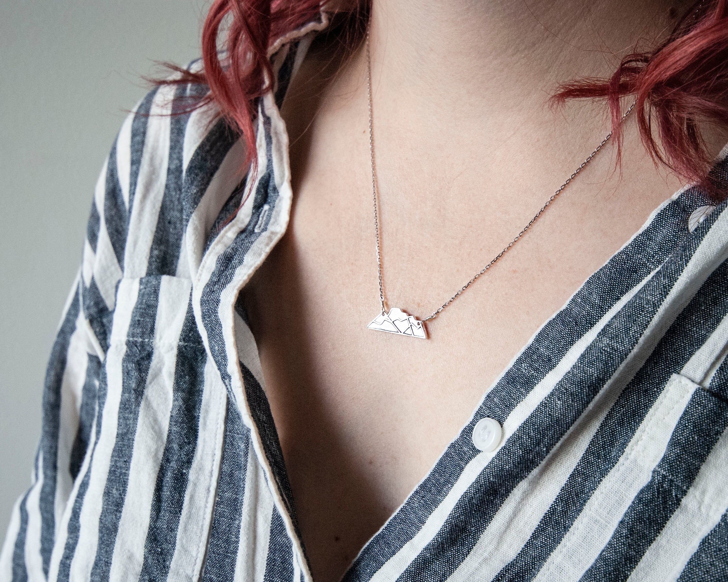 Three Sisters Fernie Mountain Necklace