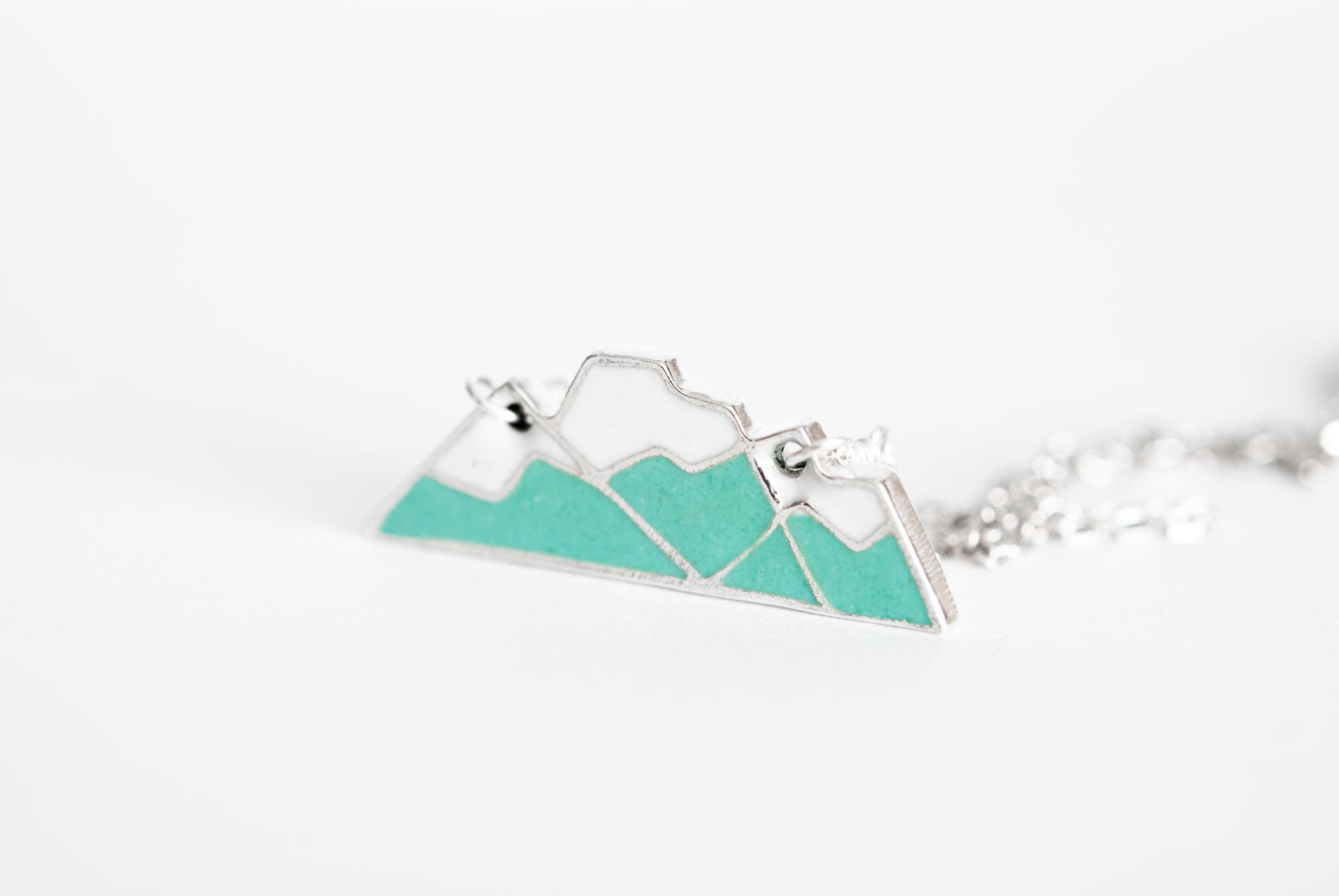 Three Sisters Fernie Mountain Necklace - Sarantos Turquoise