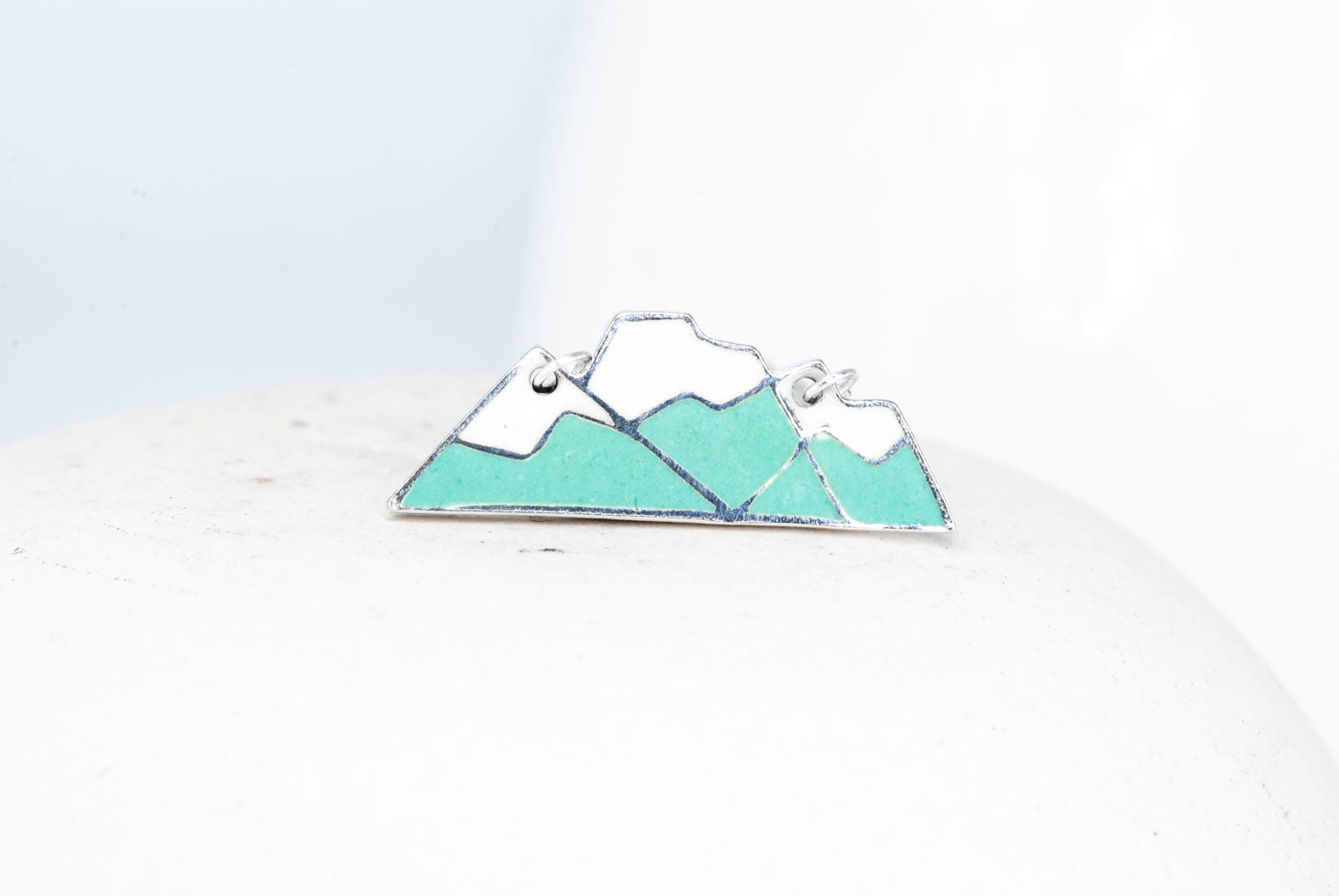 Three Sisters Fernie Mountain Necklace - Sarantos Turquoise