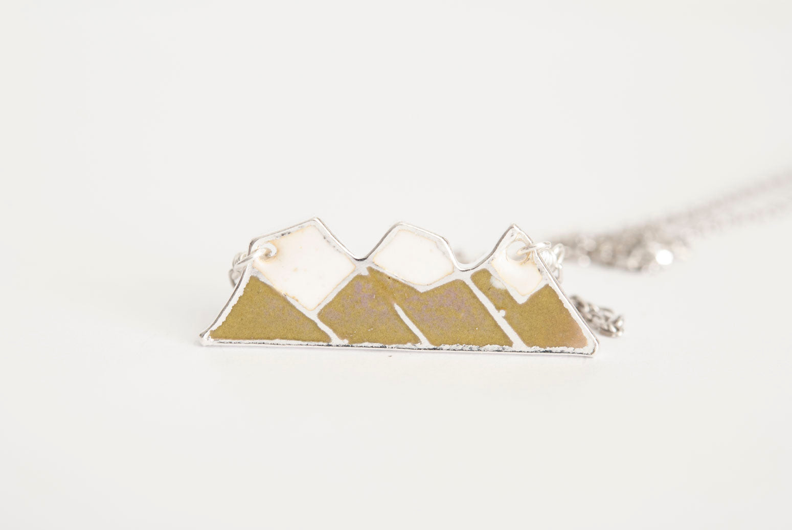 Three Sisters Mountain Necklace - Futura Yellow