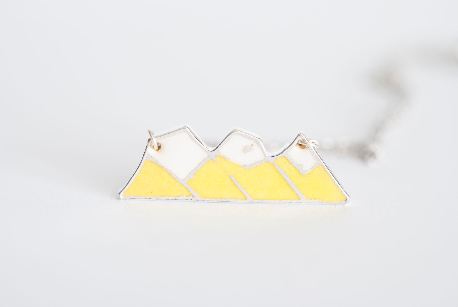 Three Sisters Mountain Necklace - Pomelo Yellow