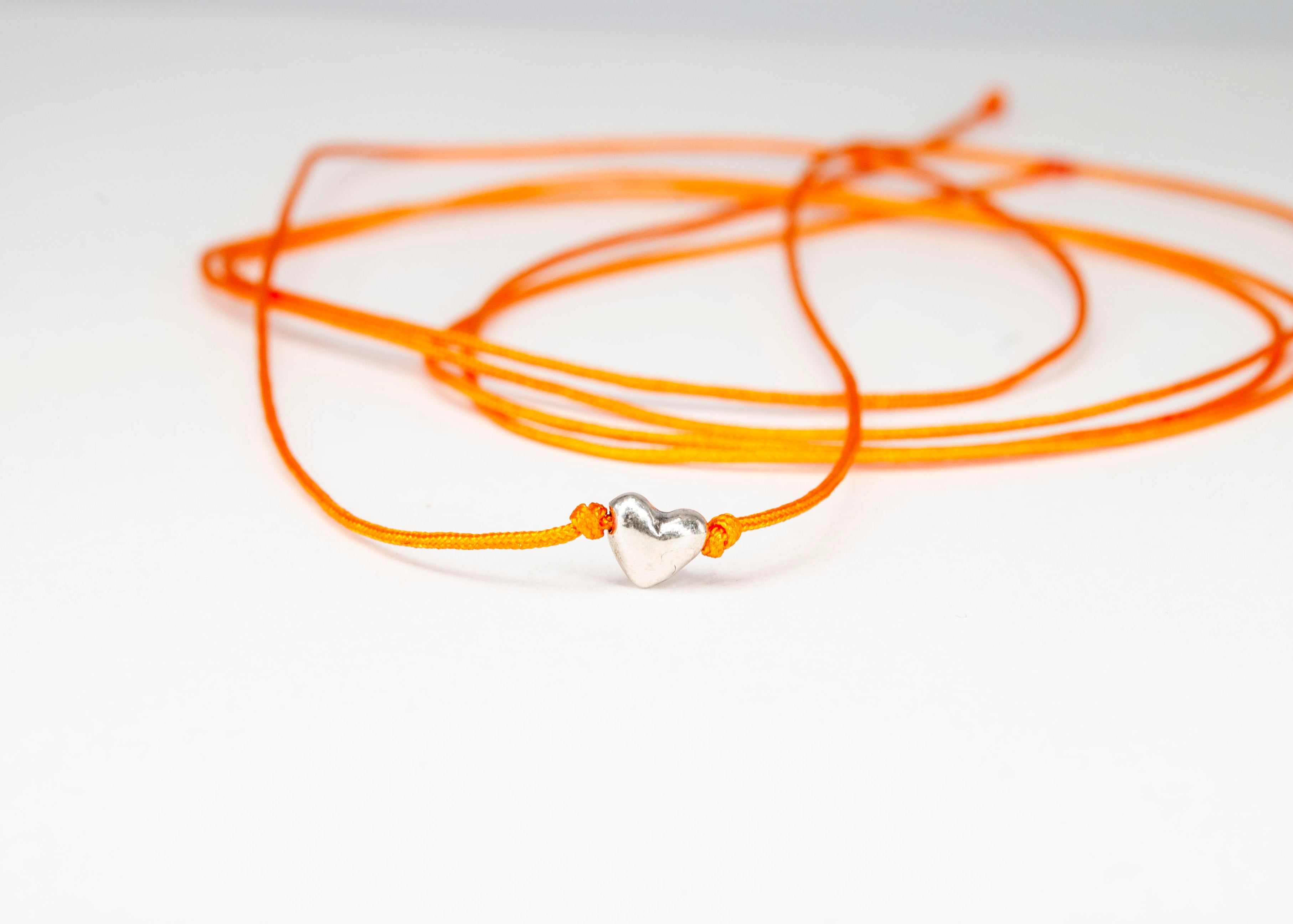 Orange Wrap Bracelet