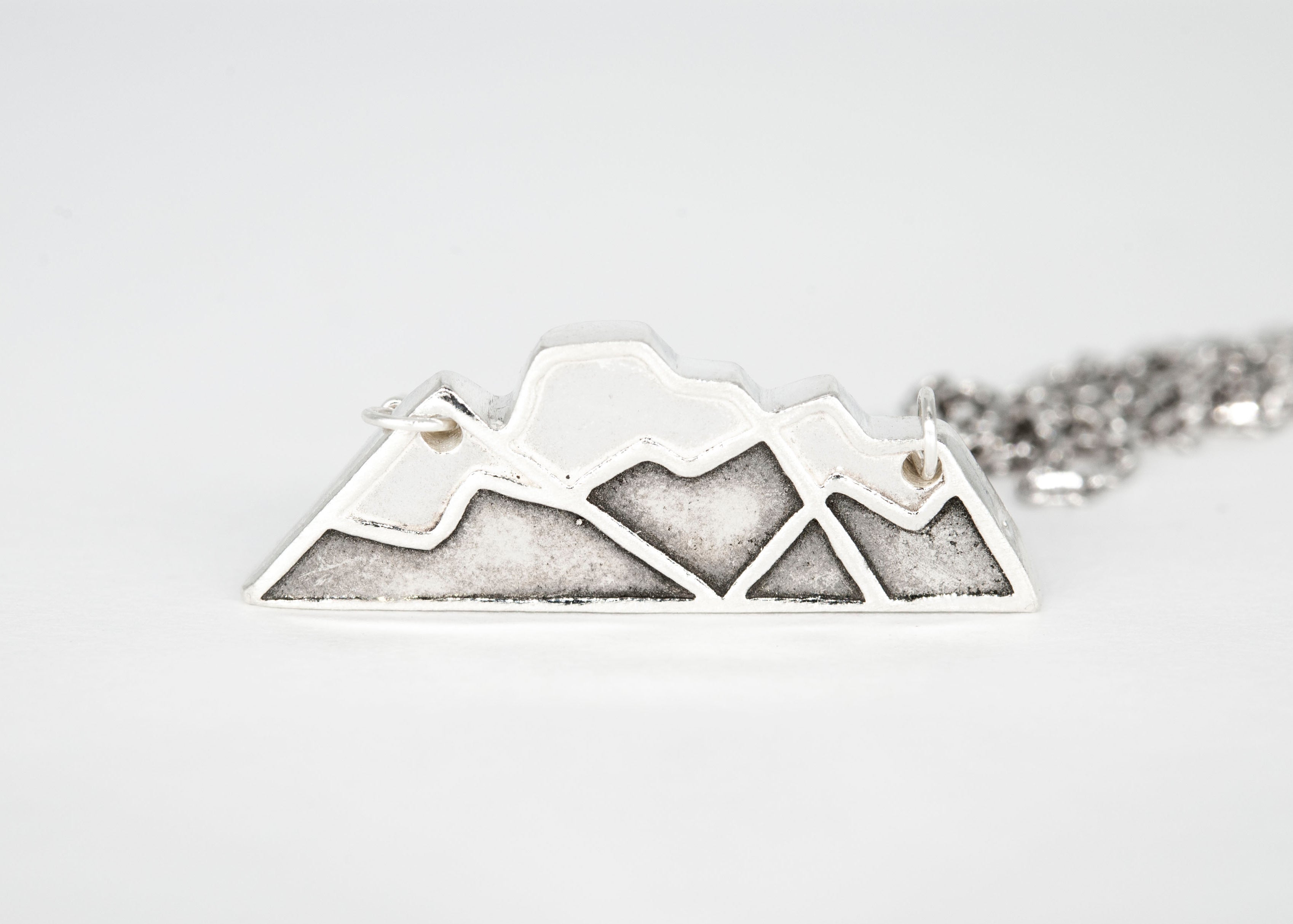 Three Sisters Fernie Mountain Necklace